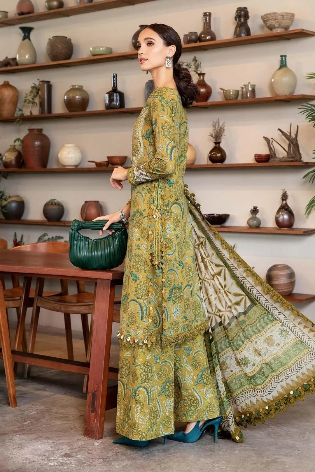 Maria B. - 3 Pcs Unstitched Lawn Suit