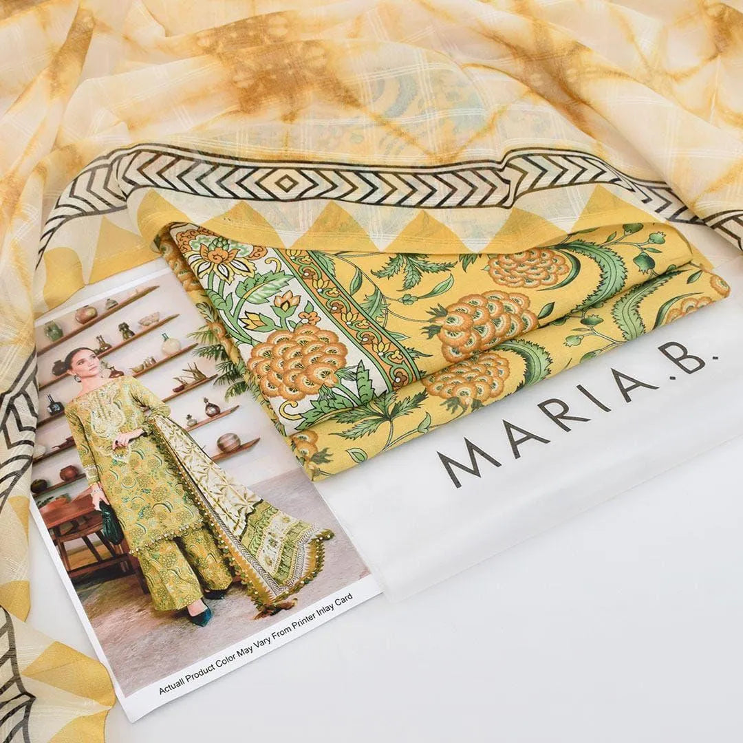 Maria B. - 3 Pcs Unstitched Lawn Suit